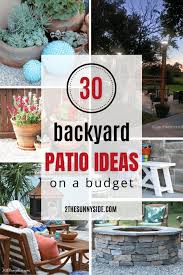 Backyard Patio Ideas On A Budget
