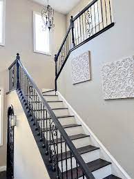 How To Paint Your Stair Rails Black No