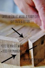 They're so simple to make and definitely a very budget friendly diy! How To Make A Pallet Wood Letter Thistlewood Farms