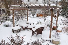 Outdoor Furniture Winter Images