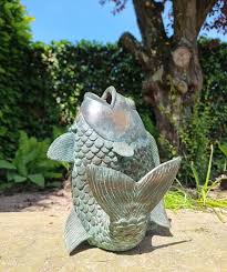 Bronze Fish Fountain Fish Water Spitter