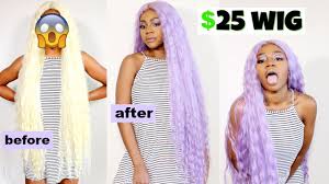 I got brown, but i needed black. How To Dye Synthetic Hair Easy Diy Lavender Hair Water Coloring Ft Janet Collection Youtube