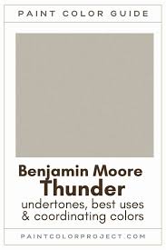 benjamin moore thunder a complete