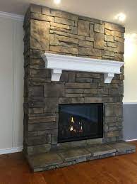 Fireplace Mantel Painted Finish With