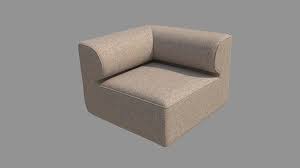 3d Model Single Sofa Chair Vr Ar