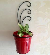 Spiral Wrought Iron Holder With Planter