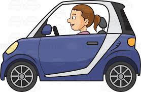 Image result for clip art woman in a hatchback