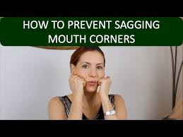 prevent sagging mouth corners
