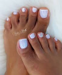 50 best wedding toe nails white tip