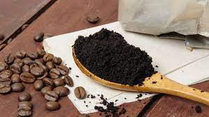 does burning coffee grounds get rid of