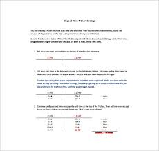 12 T Chart Templates Free Sample Example Format