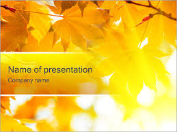 Autumn Leaves Powerpoint Template Backgrounds Google Slides Id