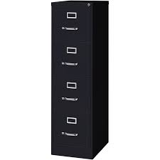 vertical file cabinet black