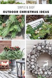 outdoor decorating ideas for christmas