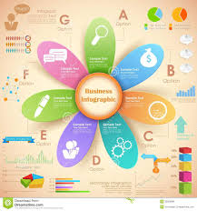 Business Infographics Chart Stock Vector Illustration Of