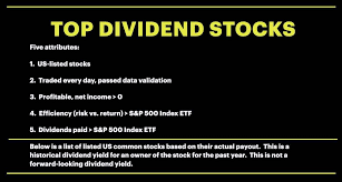 top dividend stocks us advanced