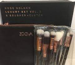 zoeva full set 8 brushes rose golden