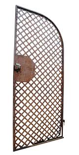 Antique Wrought Iron Gate Or Woven