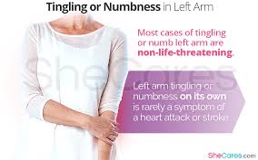numbness in left arm shecares