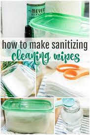sanitizing cleaning wipes
