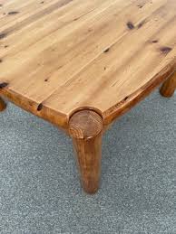 Vintage Pine Coffee Table In The Style