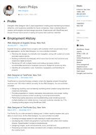 How to write experience section in developer resume. 20 Best Web Designer And Developer Resume Templates
