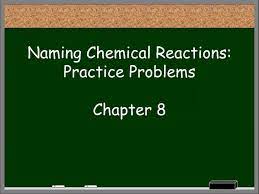 Ppt Naming Chemical Reactions