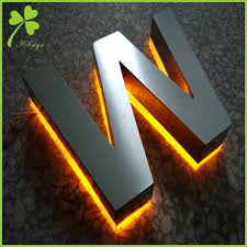 Large 3d Galvanized Metal Letters For