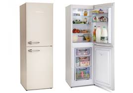 Maybe you would like to learn more about one of these? Montpellier Mab148c 148cm Retro Style 50 50 Fridge Freezer Cream