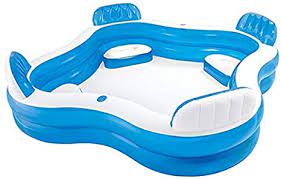 Check spelling or type a new query. Amazon Com Intex 12 56475np Swim Center Family Lounge Inflatable Pool 90 X 90 X 26 For Ages 3 Toys Games