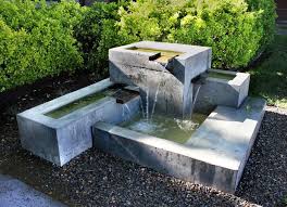 Diy Concrete Water Feature Backyard