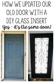Diy Glass Door Insert