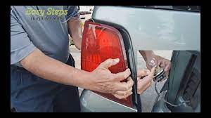 How To Replace Rear Signal Light | Tail Brake Light Bulb | Hazard Flasher  Light on Lincoln Navigator - YouTube