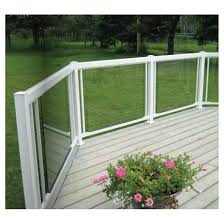 regal aluminum tempered glass railing