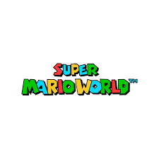 Logo for the 2006 video game ''new super mario bros''. Super Mario World Logo Vector