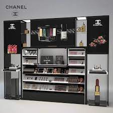 chanel cosmetics display 3d model for