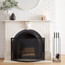 Industrial Fireplace Collection West Elm