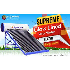 solar water heater supreme glass line
