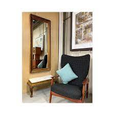 Vintage 1960s Gold Wall Mirror And