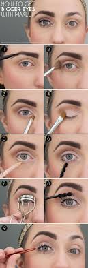 10 makeup tutorials for bigger eyes