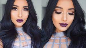 plum lips makeup tutorial