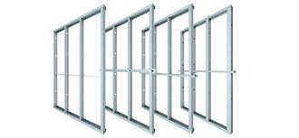 Steel Stud Track Wall Framing System For Internal
