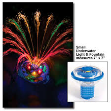 Small Underwater Light Show Pool Fountain 3567