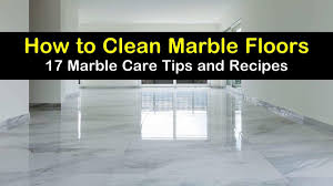 17 clever ways to clean marble floors