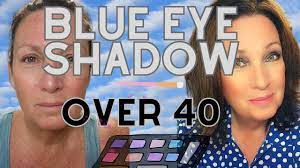 can you wear blue eye shadow over 40