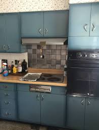 You may find some used kitchen cabinets for sale listed primarily on craigslist and sometimes on ebay. Burnt Blue Youngstown Steel Kitchen Cabinets What A Lovely Color