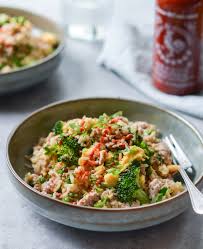 thai style pork fried rice once upon