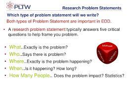 ppt developing a problem statement