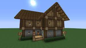 wooden house minecraft tutorial