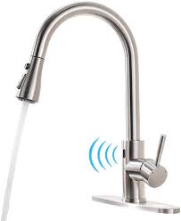 touchless kitchen faucets with pull